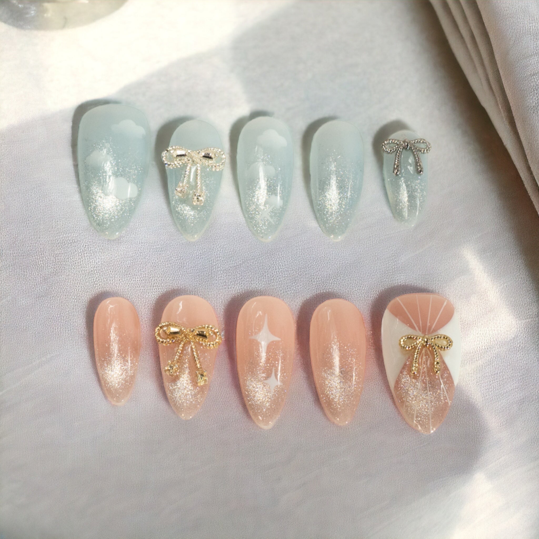 "Aurora” Press on Nails