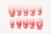 “Raspberry Candy” Press on Nails set
