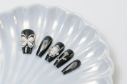 “The Clock Strikes Midnight” Press on Nails set